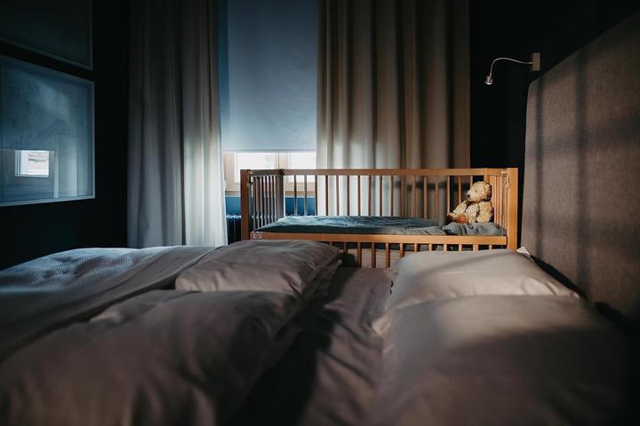 Actual product image Tissi Hajo side bed / cot