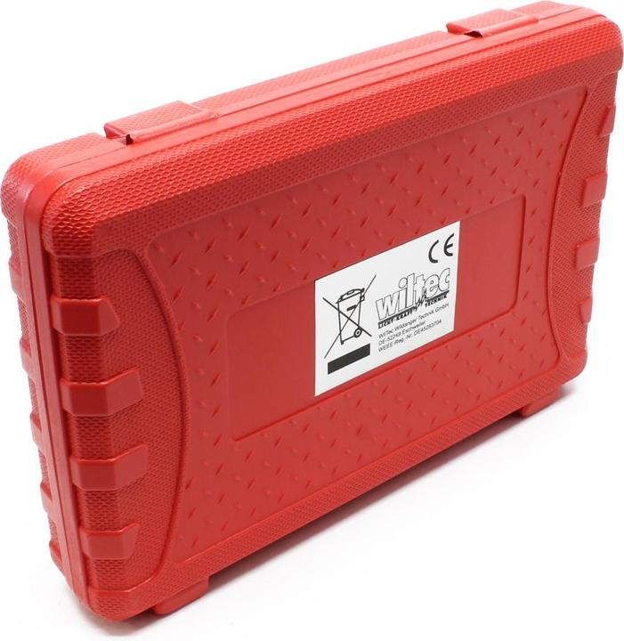 Immagine prodotto Wiltec Misuratore di compressione 0-20 bar per motori a benzina di auto/camion Set di misuratori da 9 pezzi