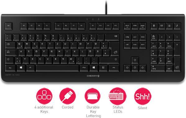 Actual product image CHERRY Kc 1000 (CH, Cable)