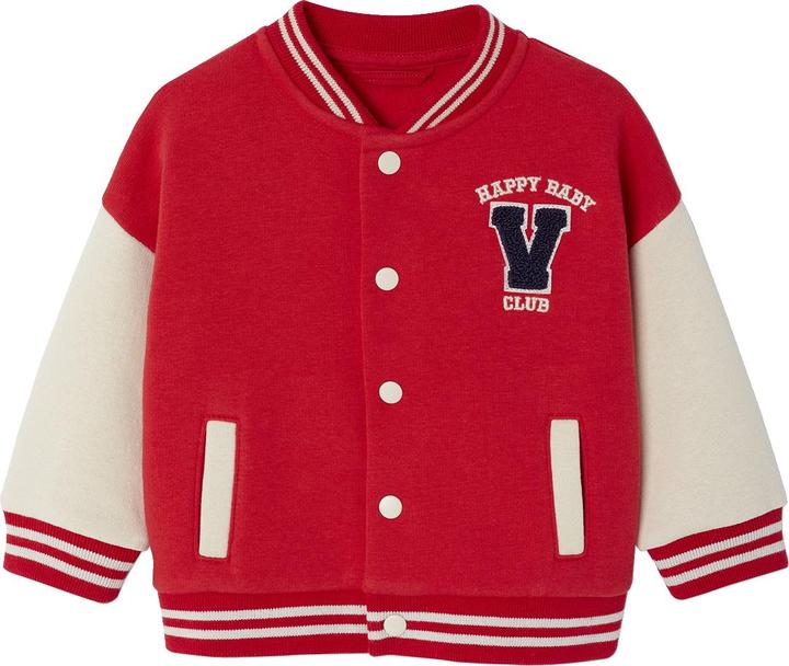 Vertbaudet Baby Sweatjacke im College-Style mit Recycling-Polyester (62)