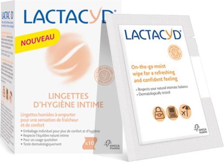 Image du produit Lactacyd Sachet de lingettes pour soins intimes (Lingettes intimes)