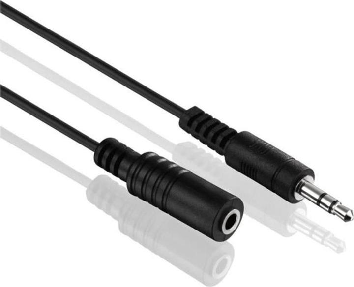 Actual product image HDgear 3.5 mm male connector > 3.5 mm female connector (5 m, 3.5mm jack (AUX))