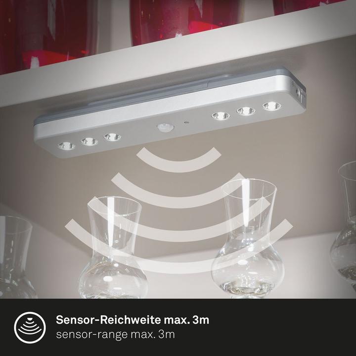Produktbild Briloner LED Unterbauleuchte, Sensor, titan, 6xLED/0,08W (5 lm)