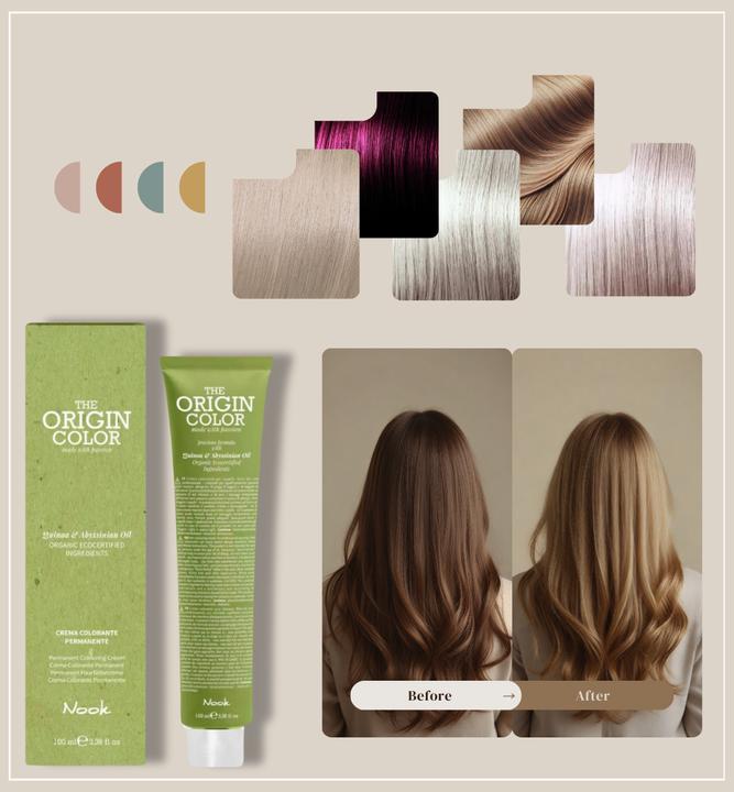 Produktbild Nook Origin Color Haarfarbe (33.0 Intensiv Dunkelkastanie)