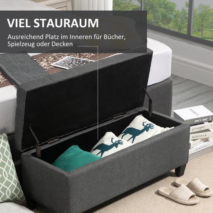 Produktbild Homcom Sitzbank mit Stauraum (100 cm)