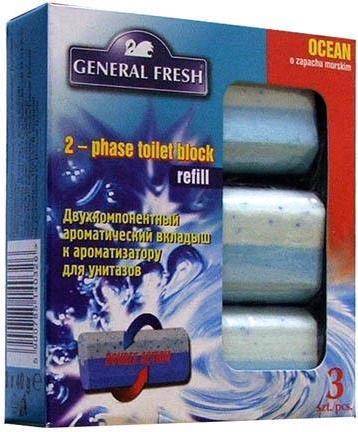 Image du produit General Fresh Désodorisant Pour Toilettes - Savon Océan 3x40 G