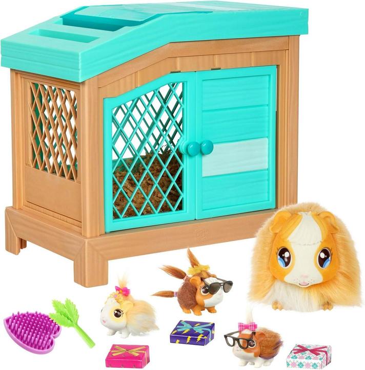 Produktbild Little Mama Surprise mit Stall und 3 Überraschungsbabys (22.30 cm)