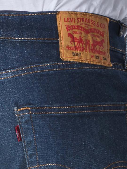 Actual product image Levis 505 Jeans Straight Fit roth (W29/L32)