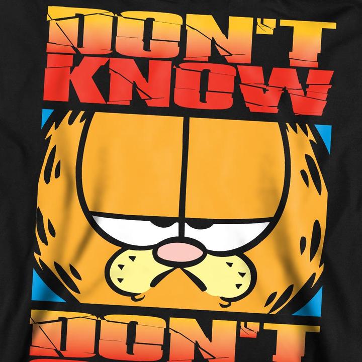 Immagine prodotto Garfield Don't Know Don't Care Felpa Adulto Unisex (XXL)