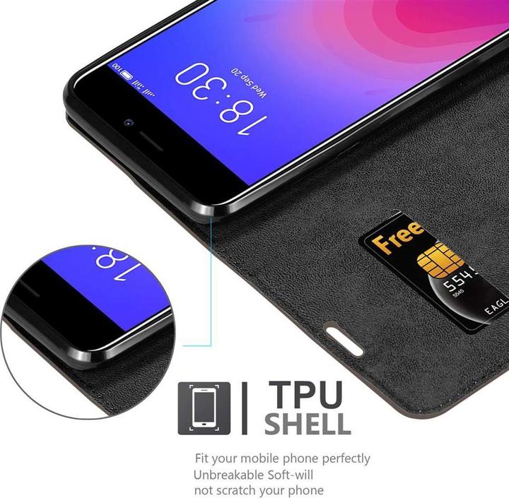 Immagine prodotto Cadorabo Copertina magnetica invisibile del libro (Meizu M6)