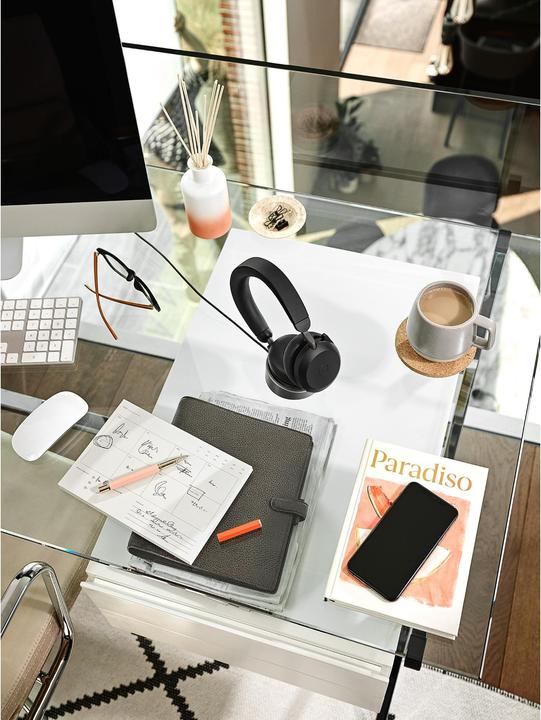 Produktbild Jabra Evolve2 75 UC Stereo + Ladestation (Kabellos, USB-C)