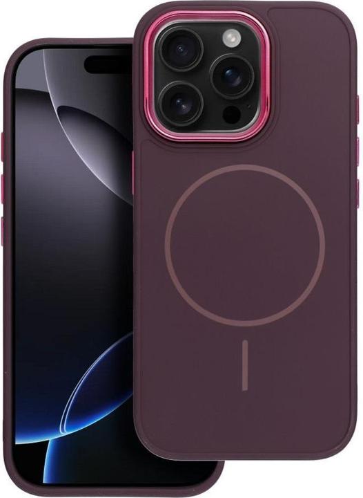 Image du produit 4Kom Back panel cover OEM FRAME MAG COVER Case compatible with MagSafe for IPHONE 12 MINI purple (Apple iPhone 12 mini)