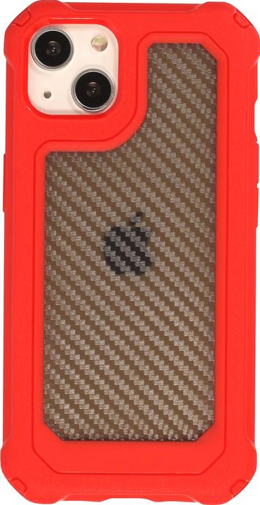 Image du produit PhoneLook Coque Cover Military Élite avec dos en carbone semi-transparent (Apple iPhone 14)