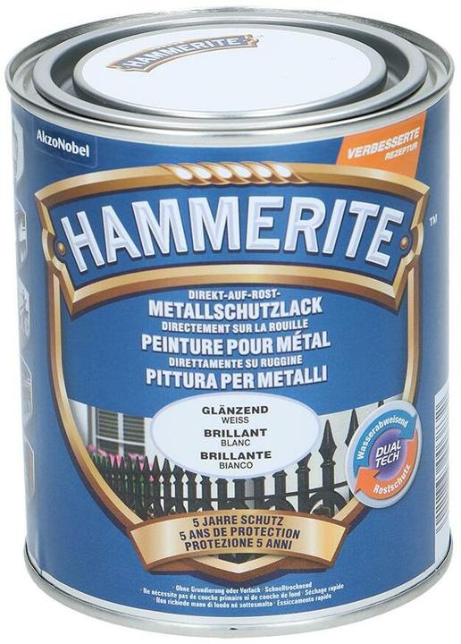 Produktbild Hammerite Metall-Schutzlack Hochglanz (750 ml, Weiss)