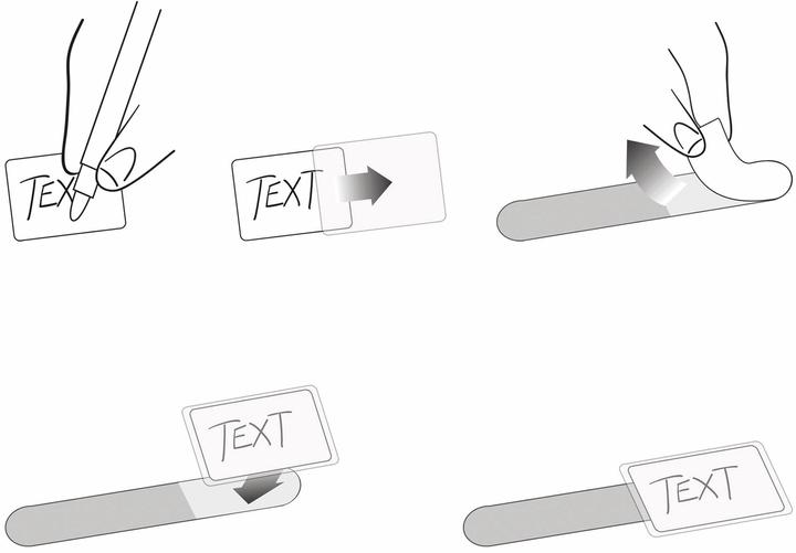 Actual product image Label-the-cable small velcro binder with label (Velcro cable ties, 90 mm, 10 pcs.)
