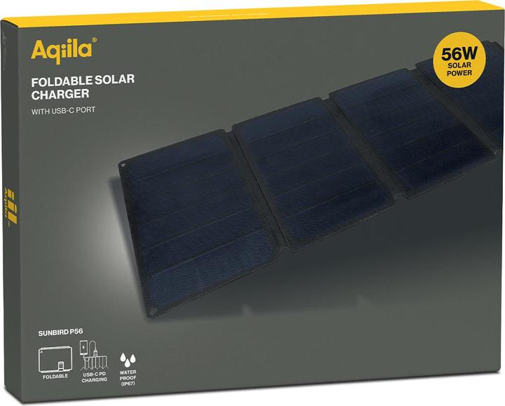 Produktbild Aqiila Sunbird P56 - Foldable solar panel (56 W, 1.34 kg)