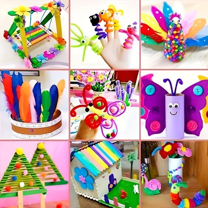 Actual product image Activity Board Craft supplies School Kindergarten Home Arts and crafts DIY Toys Creative products