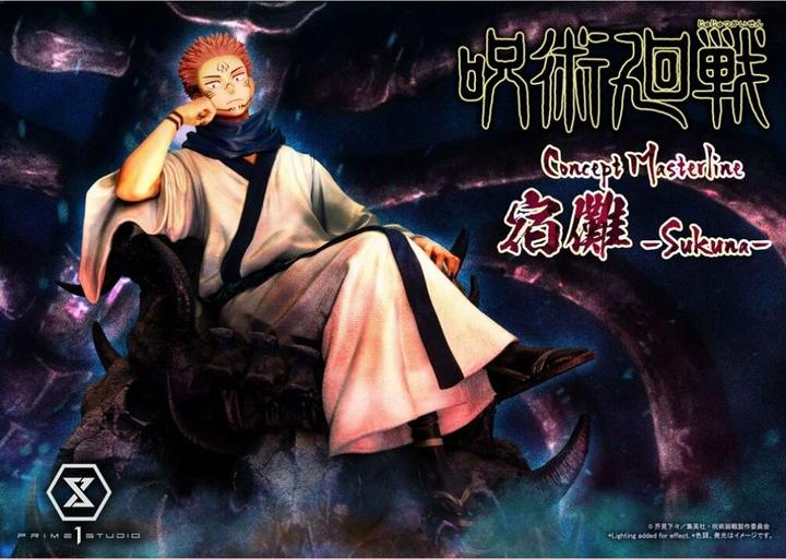 Actual product image Prime 1 Studio Jujutsu Kaisen Premium Masterline Series statuette Ryomen Sukuna 34 cm