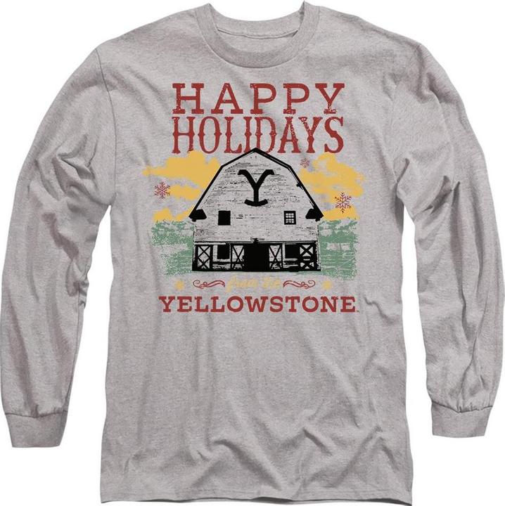 Produktbild Yellowstone Happy Holidays TShirt weihnachtliches Design (XL)