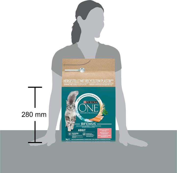 Immagine prodotto Purina ONE Salmone e Integrale (Adulto, 1 pz., 3000 g)