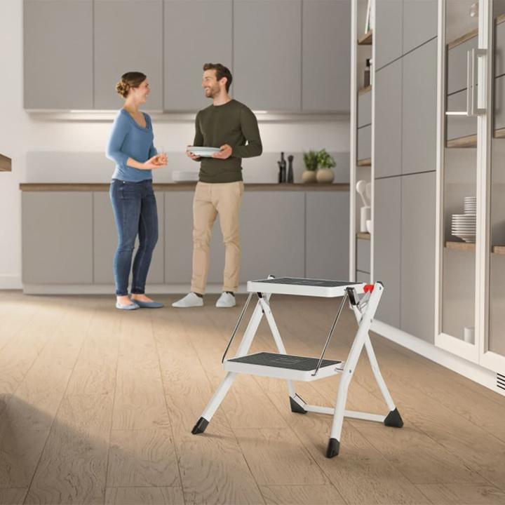 Productafbeelding Hailo MK60 StandardLine, stalen trap, 2 treden (Trapladder, 50 cm)