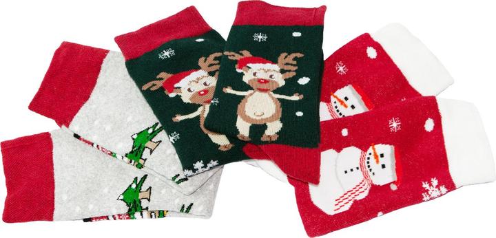 Casativo 3er-Packung Thermosocken mit Weihnachtsmotiv, Unisex, Gr. 39-42 (3er Pack, 39 - 42)