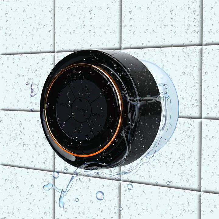 Haissky Haut-parleur de douche Bluetooth (12 h, Fonctionnement sur batterie)