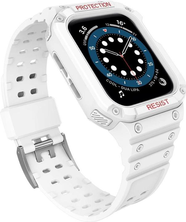 Produktbild Hurtel Protect Strap Band Case Wristband for Apple Watch 7 / 6 / 5 / 4 / 3 / 2 / SE (45 / 44 / 42mm) Case A (Kunststoff, TPU)