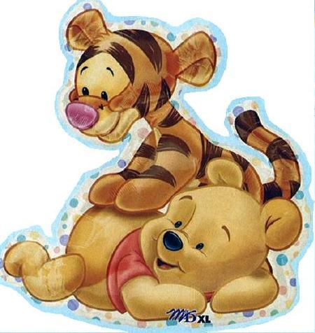 Produktbild Widmann Winnie Pooh: Folienballon Kindergeburtstag Partydekoration (1 x)