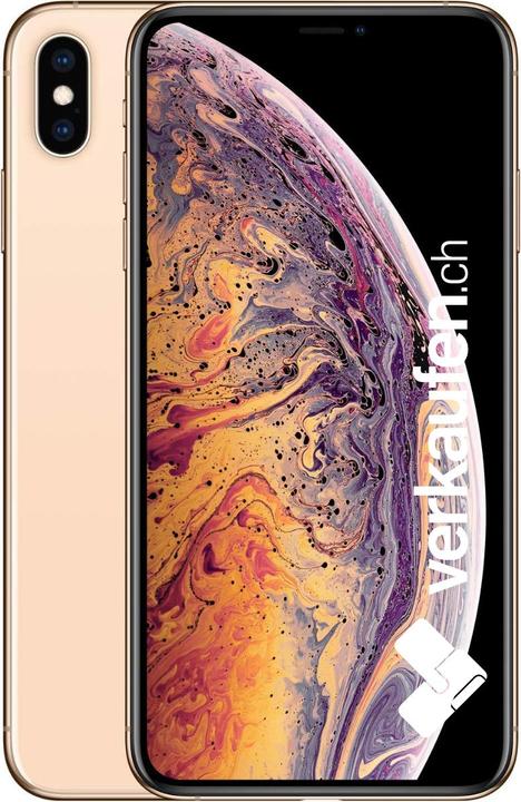 verkaufen.ch iPhone XS Max (256 Go, Or, 6.50", 12 Mpx, SIM + eSIM, A / Comme neuf)