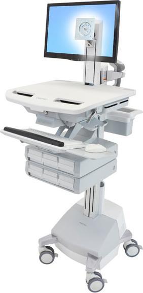 Produktbild Ergotron cart with LCD-Pivot, StyleView, SLA powered 6 drawer, 24 inch, adjustable