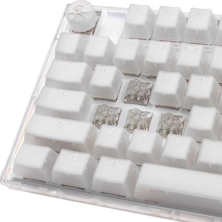 Produktbild Ducky One 3 Aura White TKL Gaming Tastatur, RGB LED - Kailh Jellyfish Y (US) (US, Kabelgebunden)