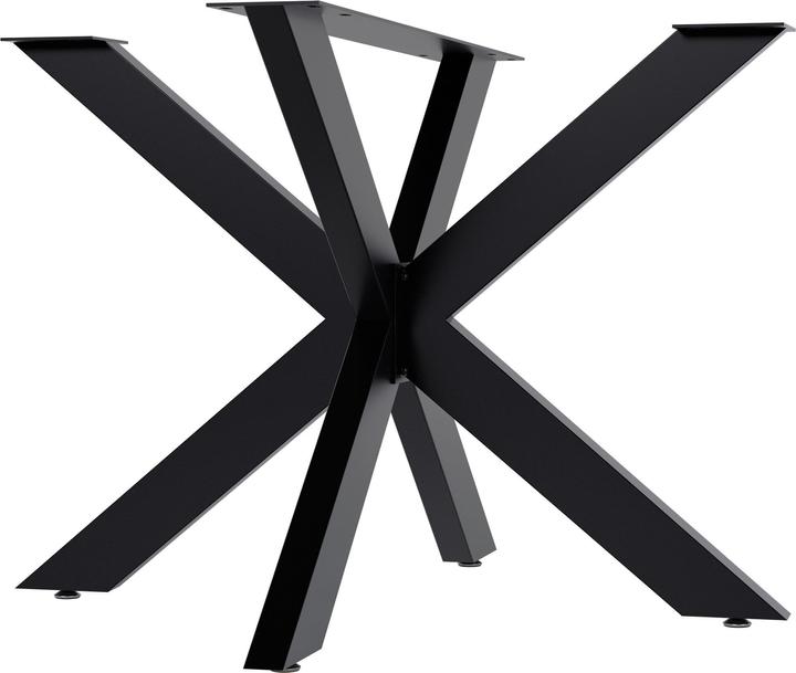 Image du produit CLP Pieds de table Hardwick en acier en forme d'étoile Hauteur 71 cm