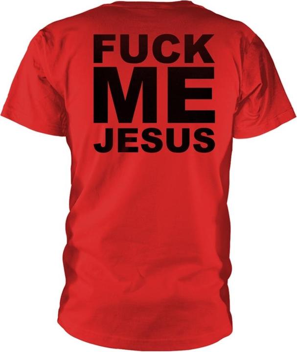 Image du produit Universal Textiles Marduk Men's Fuck Me Jesus (red) T-Shirt XXX-Large RED (3XL)