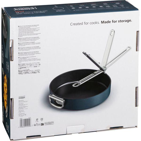 Actual product image Joseph Joseph Space frying pan folding handle D28cm (28 cm, Frying pan, Aluminium)