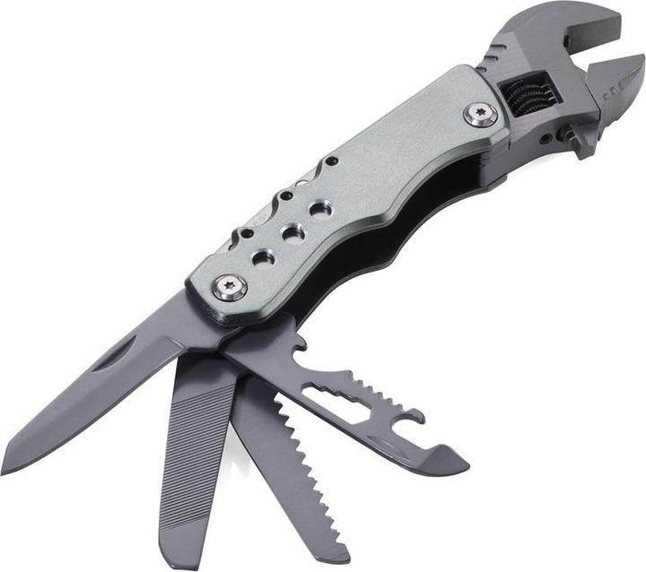 Image du produit Troika MAULSCHLÜSSEL Outil avec 12 fonctions, gris mat (12 Fonctions)