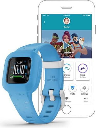 Actual product image Garmin Vivofit jr. 3 Blue Stars (20 mm)
