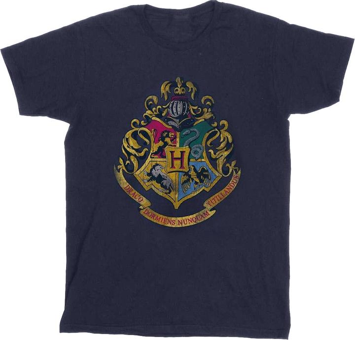 Mädchen Hogwarts Wappen TShirt aus Baumwolle