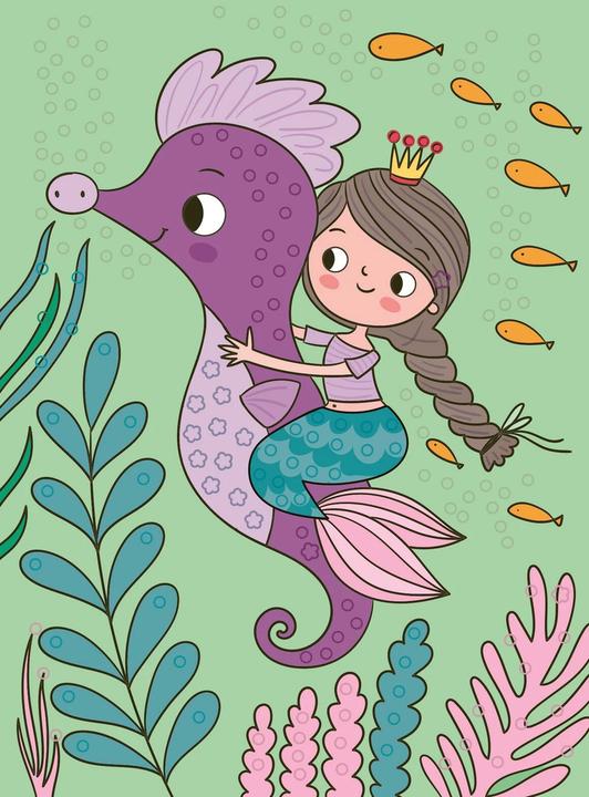Actual product image My Diamond Sticker Book - Mermaids