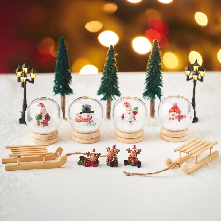 Produktbild VBS Mini Schneemann "Frosty", 4 Stück, H ca. 4,5 cm