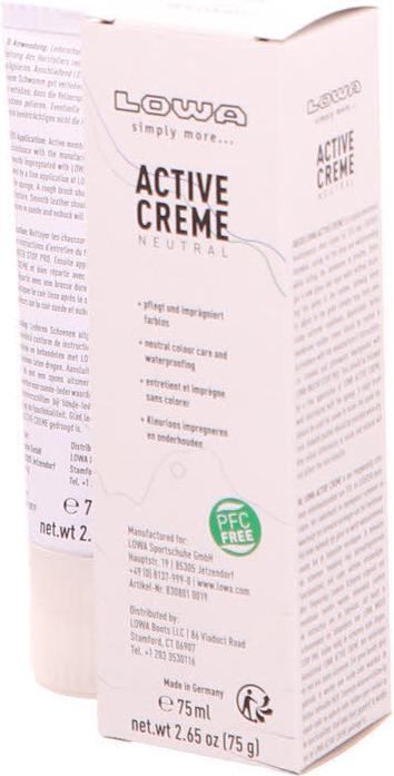 Nährwerte und Zutaten Lowa Active Cream Neutral 75 ml (1 x, 75 ml)