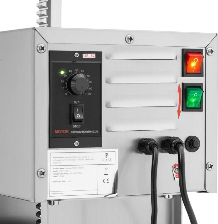 Produktbild Royal Catering Wurstfüller Wurstfüllmaschine Wurstmaschine Edelstahl Wurstpresse 15 L 120 W