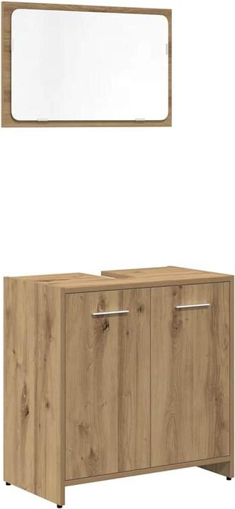 Immagine prodotto VidaXL 3-tlg. Badmöbel-Set Artisan-Eiche Holzwerkstoff