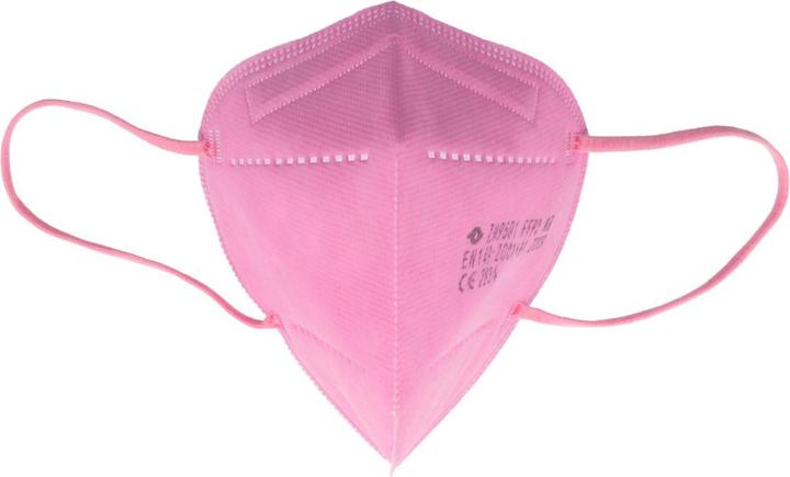 Produktbild AccuCell 20 Stück FFP2 Maske Pink 5-Lagig, zertifiziert nach DIN (FFP2, 20 x)