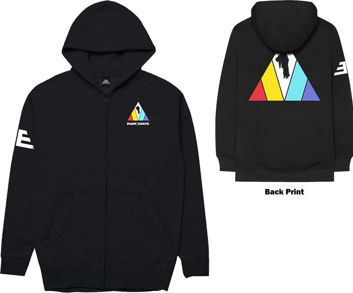 Image du produit Imagine Dragons Triangle (Zipper-Hoodie) (XL)