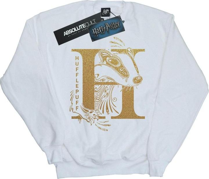 Hufflepuff Glitter Sweatshirt Jungen