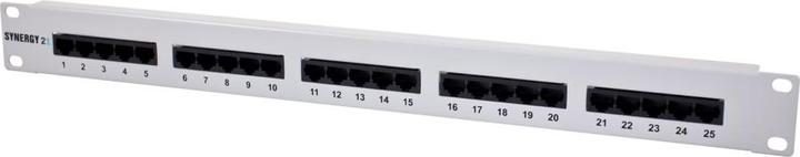 Produktbild Synergy 21 Patch Panel 25xTP,CAT3,ISDN,19",Lichtgrau