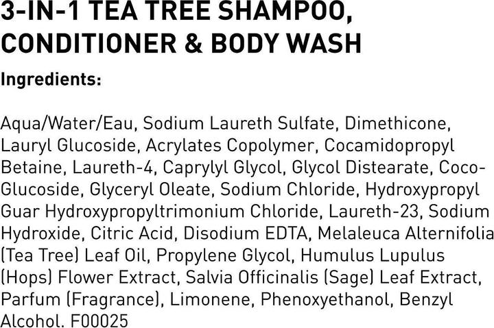 Image du produit American Crew Crew Classic 3In1 Arbre à thé (450 ml, Shampoing liquide)