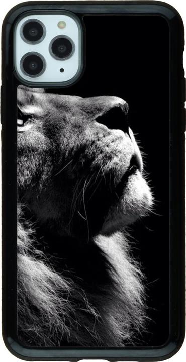 Actual product image PhoneLook Coque Hybrid Armor noir Lion looking up (Apple iPhone 11 Pro Max)