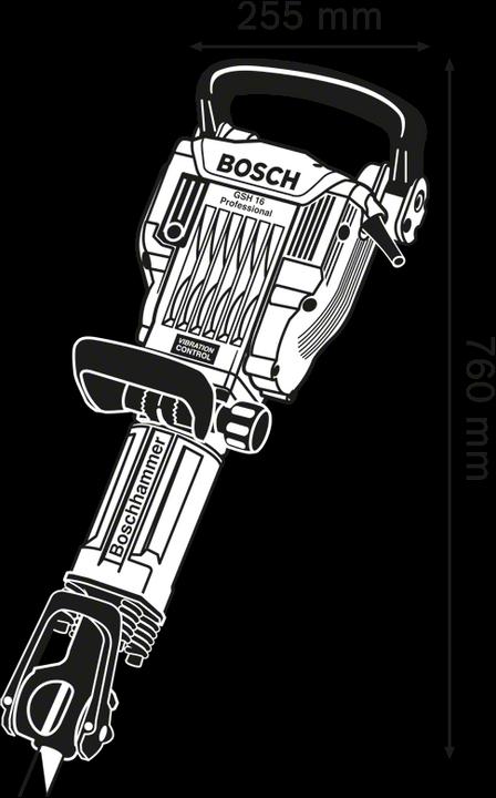Actual product image Bosch Professional GSH 16-28 (Electrical connection)